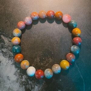 fancy jasper / indian jasper bracelet